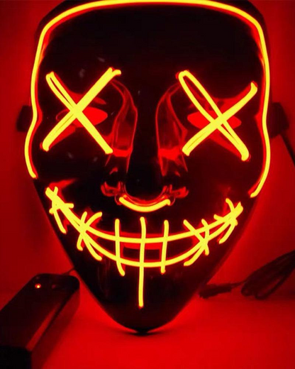 LedMask™ - Máscara de Led Premium para Halloween